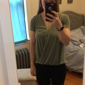 Francesca’s Green Blouse